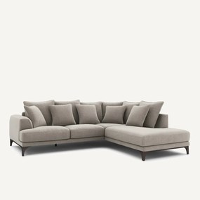 Γωνιακός καναπές από βελούδινο chenille, ARMENTO