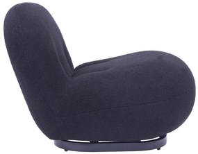 BO ΠΟΛΥΘΡΟΝΑ ΠΕΡΙΣΤΡΕΦΟΜΕΝΗ ΜΑΥΡΟ 77x85xH65cm - 01-3165 - 01-3165
