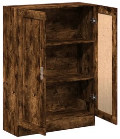 vidaXL Βιβλιοθήκη Καπνιστή Δρυς 82,5x30,5x115 εκ. Επεξεργασμένο Ξύλο