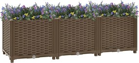 vidaXL Υπερυψωμένο Κρεβάτι 120x40x38 εκ. από Πολυπροπυλένιο