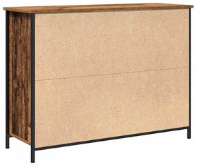 vidaXL Πλαϊνό γραφείο Παλαιό ξύλο 100 x 35 x 75 εκ. Επεξεργασμένο ξύλο
