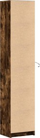 vidaXL Ντουλάπι με LED Δρυς 41,5x32,5x200 εκ. από Επεξεργασμένο Ξύλο