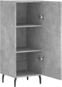 vidaXL Ντουλάπι Γκρι Σκυροδέματος 34,5x34x90 εκ. Επεξεργασμένο Ξύλο