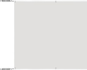 vidaXL Τέντα Κάθετη Λευκή 100 x 1000 εκ. από Ύφασμα Oxford