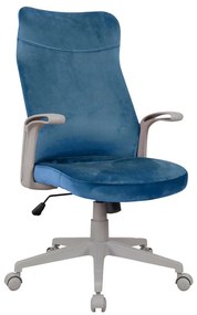Καρέκλα Γραφείου Ego 25-0580 61x64,5x112cm Blue-Grey