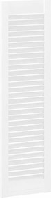 vidaXL Πόρτα ντουλαπιού Louvred Design Λευκό 99x29,5 cm