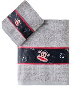 Πετσέτες Παιδικές Paul Frank 52 (Σετ 2τμχ) Grey Kentia Σετ Πετσέτες 70x125cm 100% Βαμβάκι
