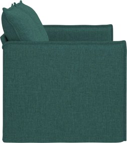 vidaXL Καναπές Σκούρο Πράσινο