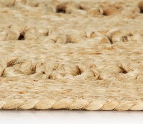 vidaXL Χαλί Χειροποίητο Πλεκτό 90 εκ. από Γιούτα