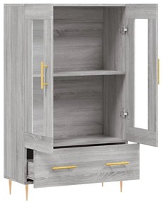 vidaXL Ντουλάπα Γκρι Sonoma 69,5 x 31 x 115 εκ. από Επεξεργασμένο Ξύλο