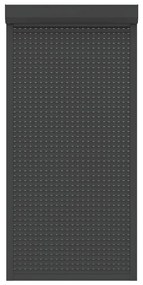 vidaXL Παντζούρι Ρολό Λευκό 100 x 210 εκ. από Αλουμίνιο