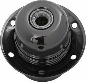 vidaXL Λαμπτήρες 2 τεμάχια γυαλιστερό μαύρο E27