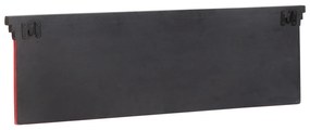 vidaXL Κρεμάστρα Τοίχου με 4 Γάντζους 80x25x2 εκ. Στερεό Ξύλο Μάγκο & Κατασκευασμένο Ξύλο