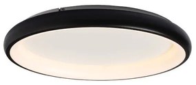 Φωτιστικό Οροφής - Πλαφονιέρα Led BR71LEDC61BK 48W 3000K 4610lm D61XH8,5 Black Aca Decor Metal
