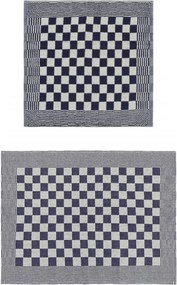 vidaXL Σετ Πετσετών 20 Τεμαχίων Μπλε και Λευκό Βαμβακερές