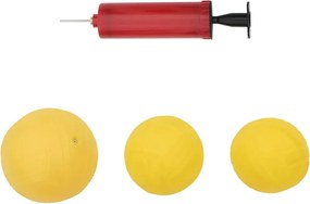 vidaXL Roundnet Σετ με 3 μπάλες και επιπλέον αντλία Ø90x20 εκ.