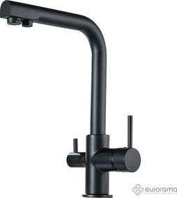 Eurorama Filter Tap 13534 Black Matt - Μπαταρία Κουζίνας Φίλτρου