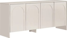 Μπουφές Aurelia Megapap χρώμα κρεμ 180x45x80εκ.