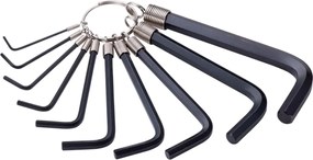 Σετ 10τμχ Αλεν - Hex Key Ring