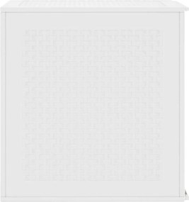 vidaXL Κουτί αποθήκευσης Λευκό 55 x 53 x 57 εκ. Πολυπροπυλένιο