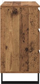 vidaXL Πλαϊνό γραφείο Παλιό Ξύλο 60 x 35 x 70 cm Επεξεργασμένο ξύλο