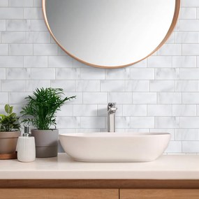 Αυτοκόλλητο Πλακάκι 3D (30.5x25) L-C Metro Marble 1770132