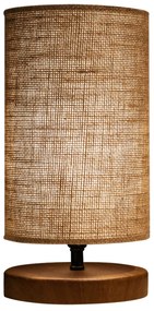 ΦΩΤΙΣΤΙΚΟ ΕΠΙΤΡΑΠΕΖΙΟ ΞΥΛΙΝΟ ΜΕ WICKER ΚΑΦΕ ΜΕ ΜΠΕΖ FB97596.01 24Χ30εκ. 5124674