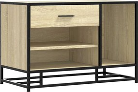 Πάγκος παπουτσιών vidaXL Sonoma Oak 80x40x53,5 cm