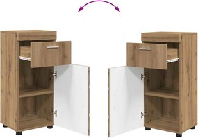 vidaXL Σετ Επίπλων Μπάνιου TULUM Artisan Oak Επεξεργασμένο ξύλο