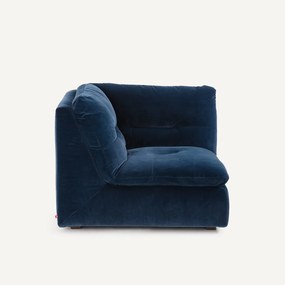 Γωνιακή πολυθρόνα σύνθεσης, βελούδο, Giuliano