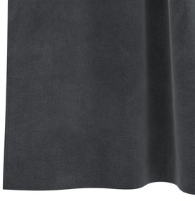 vidaXL Curtains Blackout  με Κρεμαστές Λαβές 2 τμχ Ανοιχτό γκρι Βαμβάκι