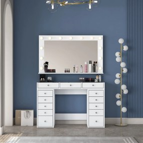 Τουαλέτα Μακιγιάζ Λευκό CADO 120x44.5x79.8