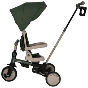 Ποδηλατάκι τρίκυκλο 7 σε 1 Urban Forest Green Bebe Stars