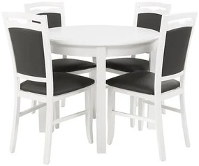 Τραπέζι Boston 316, Άσπρο, 76cm, 47 kg, Επιμήκυνση, Ινοσανίδες μέσης πυκνότητας, Ξύλο, Ξύλο: Οξιά | Epipla1.gr