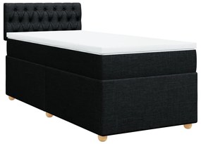 ΚΡΕΒΑΤΙ BOXSPRING ΜΕ ΣΤΡΩΜΑ ΜΑΥΡΟ 100 X 200 ΕΚ. ΥΦΑΣΜΑΤΙΝΟ 3286600