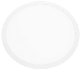 Panel Led Χωνευτό Plato4865RW 48W 6500K 3800lm White Aca Στρόγγυλο Αλουμίνιο