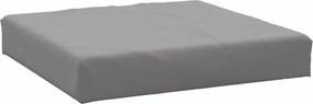 vidaXL Μαξιλάρι Παλέτας Γκρι 60x60x9,5 εκ. Ύφασμα Oxford