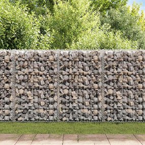 vidaXL Συρματοκιβώτιο 100 x 100 x 30 εκ. Γαλβανισμένο Σύρμα με Καπάκια