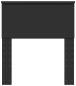 vidaXL Κεφαλάρι Μαύρη Οξυά 75 cm Επεξεργασμένο ξύλο