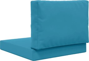 vidaXL Μαξιλάρι Καναπέ Εξωτερικού Χώρου 2 pcs Βασιλικό Μπλε