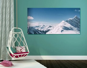 Εικόνα χιονισμένα βουνά - 100x50