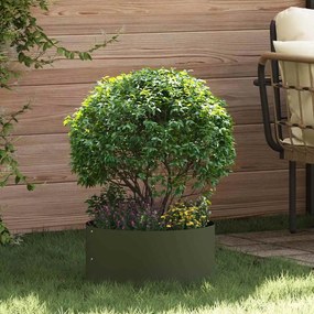 vidaXL Γλάστρος Κήπου Ελιά 40x40x20 εκ. Χάλυβας