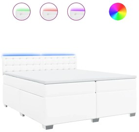 ΚΡΕΒΑΤΙ BOXSPRING ΜΕ ΣΤΡΩΜΑ ΛΕΥΚΟ 200X200 ΕΚ. ΣΥΝΘΕΤΙΚΟ ΔΕΡΜΑ 3288437