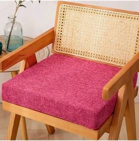 Μαξιλάρι καρέκλας για άνεση 45x45x8 cm - Φούξια 45 x 55
