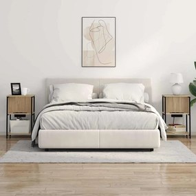 vidaXL Κομοδίνο Sonoma Δρυς 38 x 31 x 61 εκ Επεξεργασμένο ξύλο