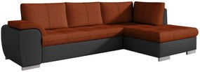 Γωνιακός καναπές Careno-Mauro - Portokali-Δεξιά
