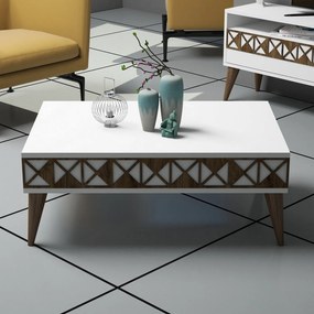 Coffee Table Line - White White