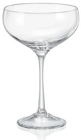 Ποτήρια Κολωνάτα Σετ 4 τμχ. COUPE 180ml PRALINES - Crystalex