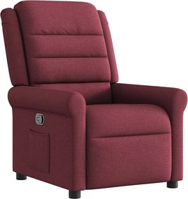 vidaXL Πολυθρόνα Ανακλινόμενη Μπορντό Υφασμάτινη