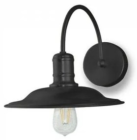 Απλίκα Φωτιστικό Τοίχου IP20 E27 Μαύρο 110-00045-18-other Luma Lighting 110-00045-18-other Μαύρο